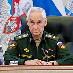 Белоусов провел совещание на пункте управления группировки «Запад»