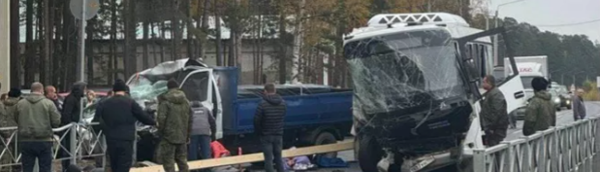 В Ленобласти в ДТП с автобусом и «Газелью» пострадали девять человек, четверо в тяжелом состоянии