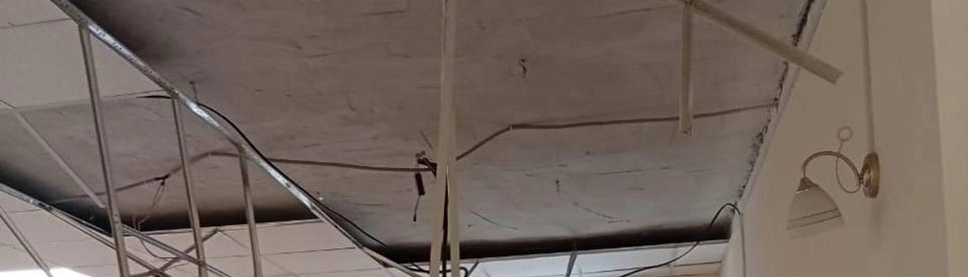 В школе Кабардино-Балкарии обрушился потолок после недавнего ремонта: возбуждено уголовное дело